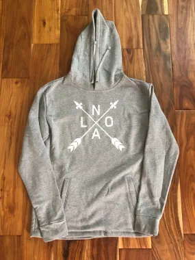 13969 basic NOLA Arrow, Pull-Over Hoodie UNISEX