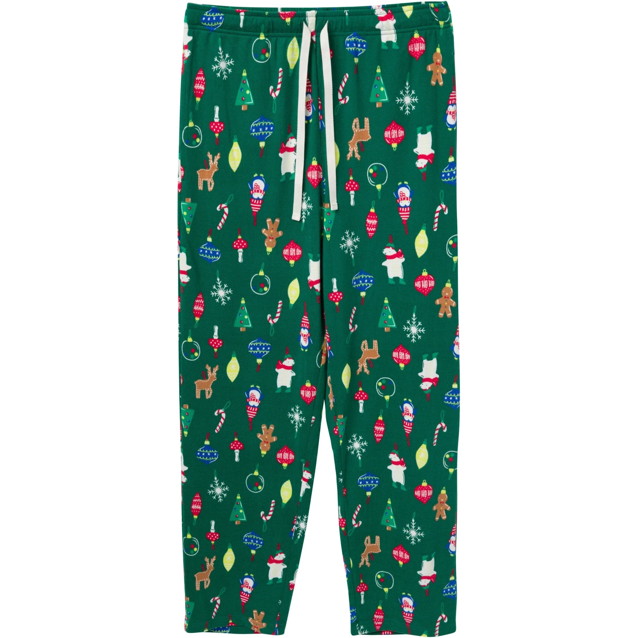 2-Piece Men's Ornaments Hacci Pajama Set