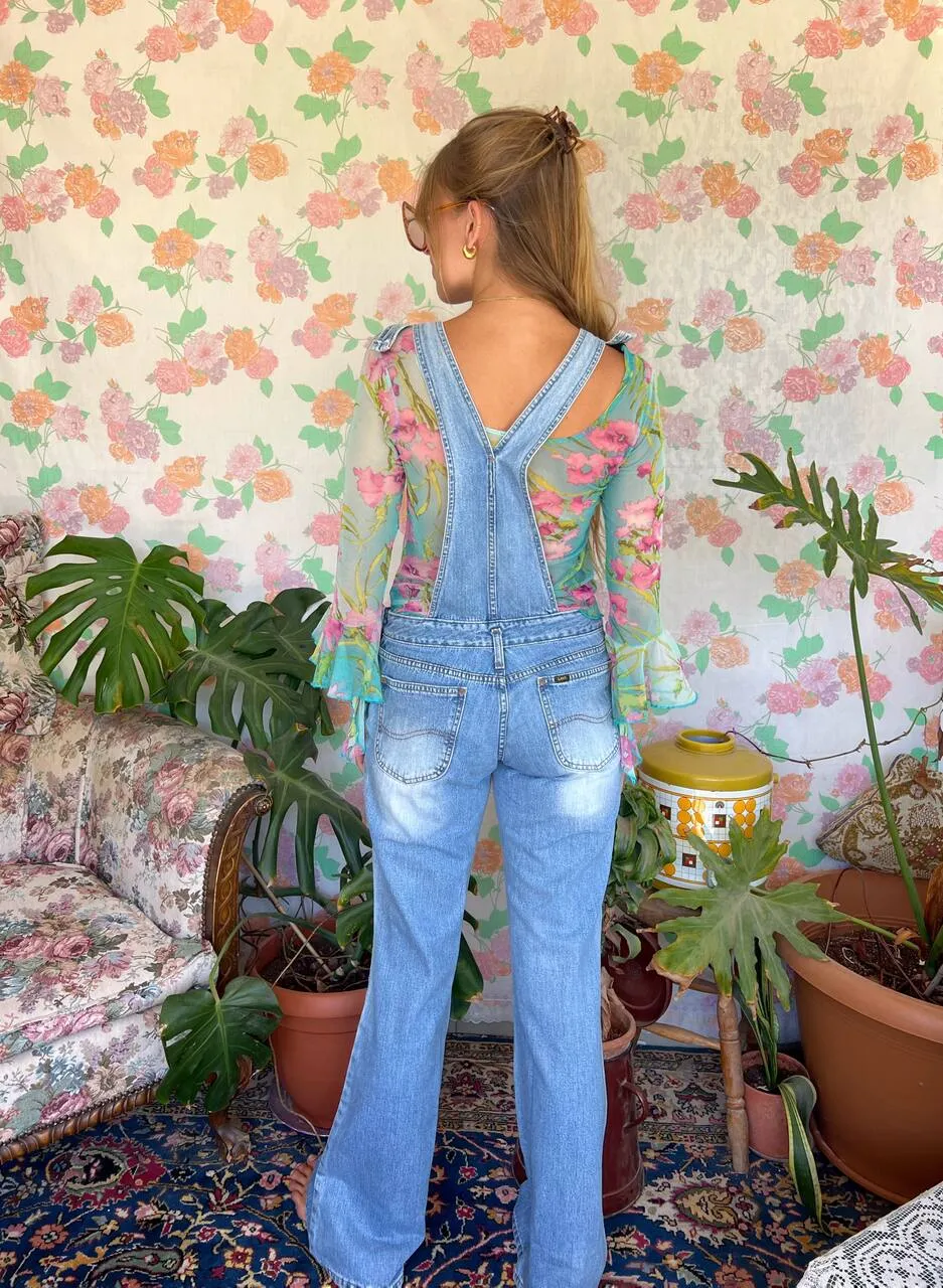 2000's Lee Denim Overall