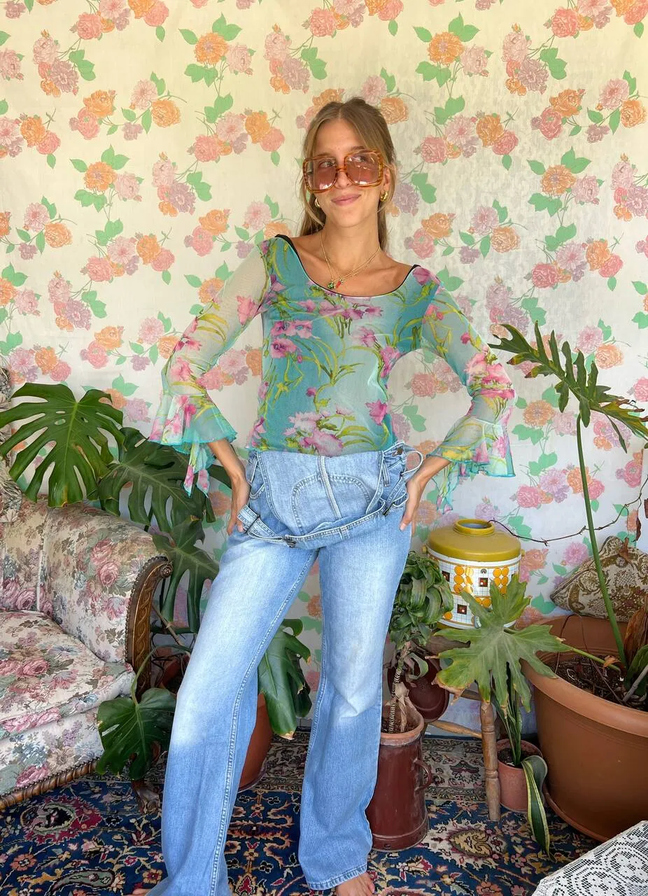 2000's Lee Denim Overall