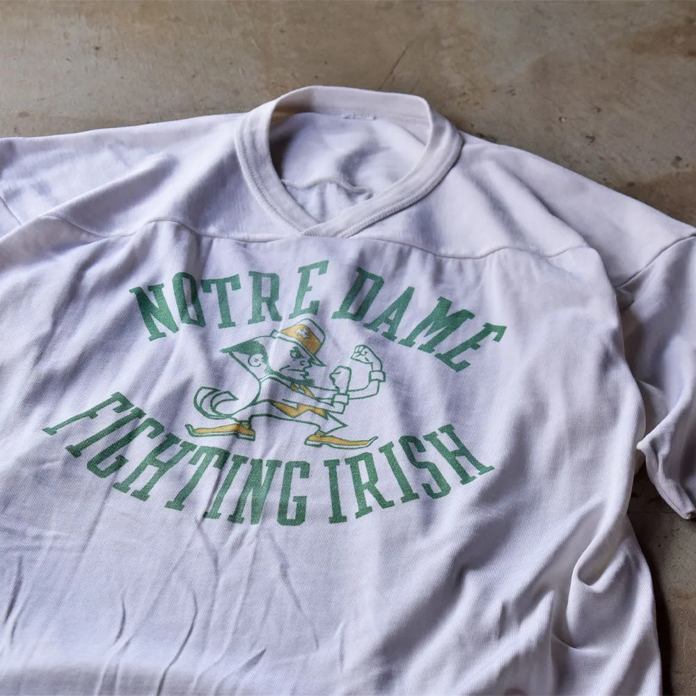 80’s Champion “NOTLE DAME FIGHTING IRISH” ホッケー ゲームシャツ USA製 240430