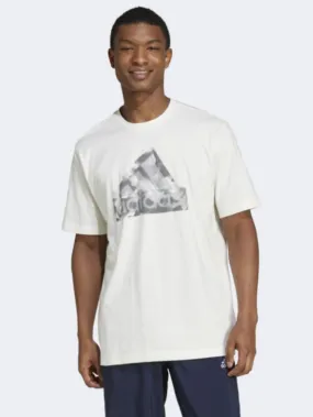 Adidas Future Icons Logo Men Sportswear T-Shirt Off White