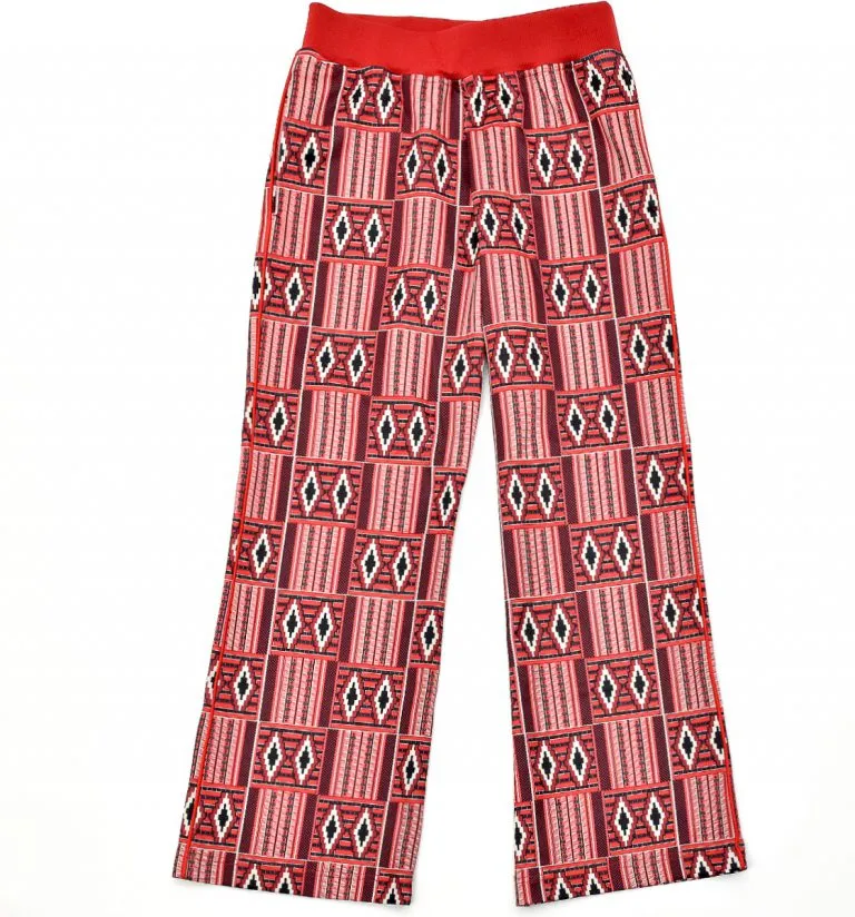 African Print Track Pants-Weaving