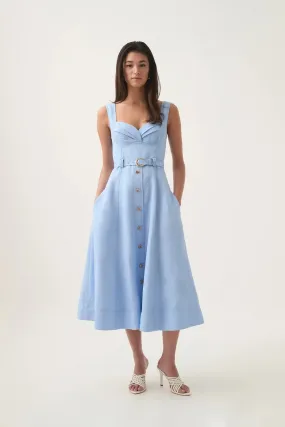 Aje Primary Belted Midi Dress