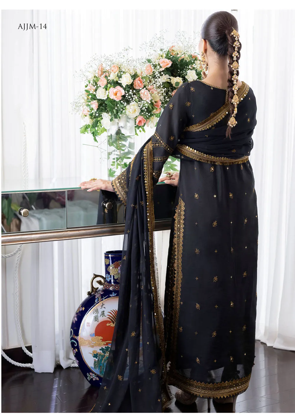 AJJM-14 Unstitched Jhilmil by Asim Jofa