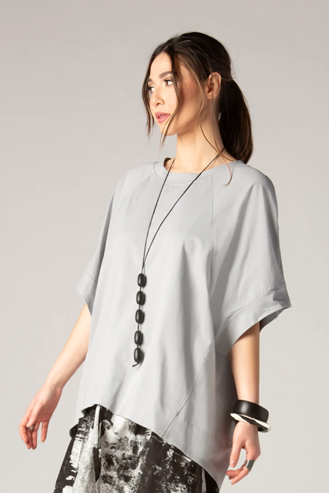 ALEMBIKA Grace Top in Stone