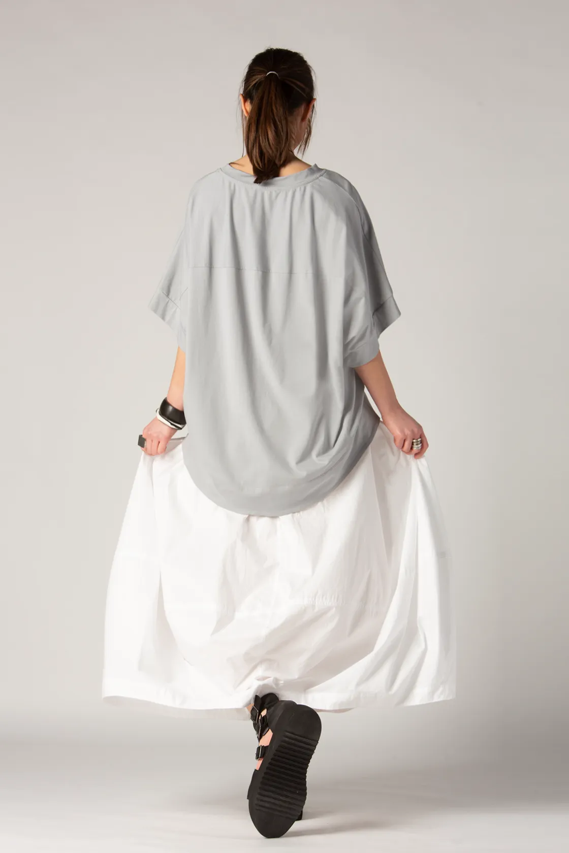 ALEMBIKA Grace Top in Stone