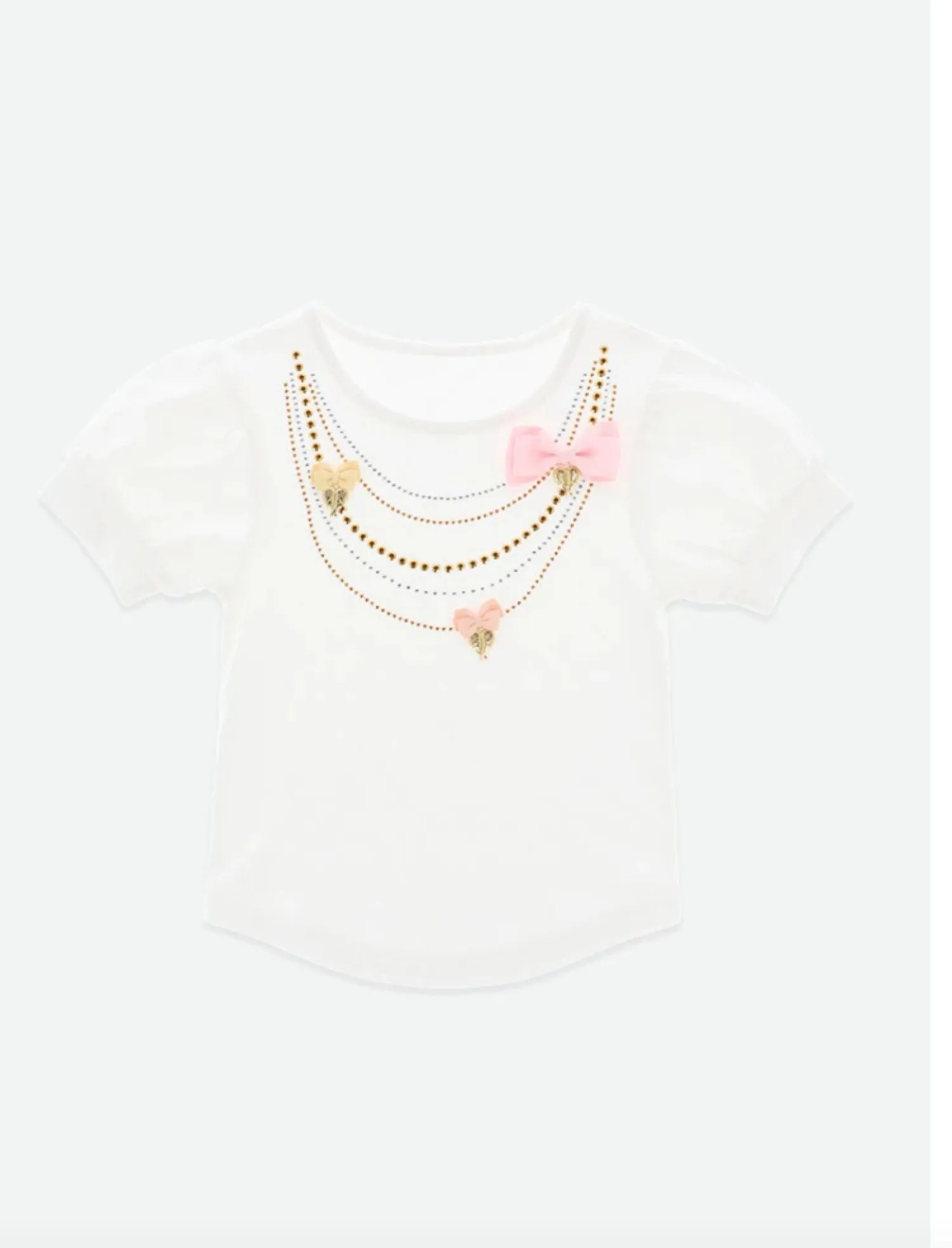 Angel's Face Girls Goldie Tee In Snowdrop