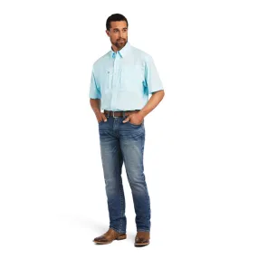 Ariat Men's Venttek Classic Fit Blue Shirt