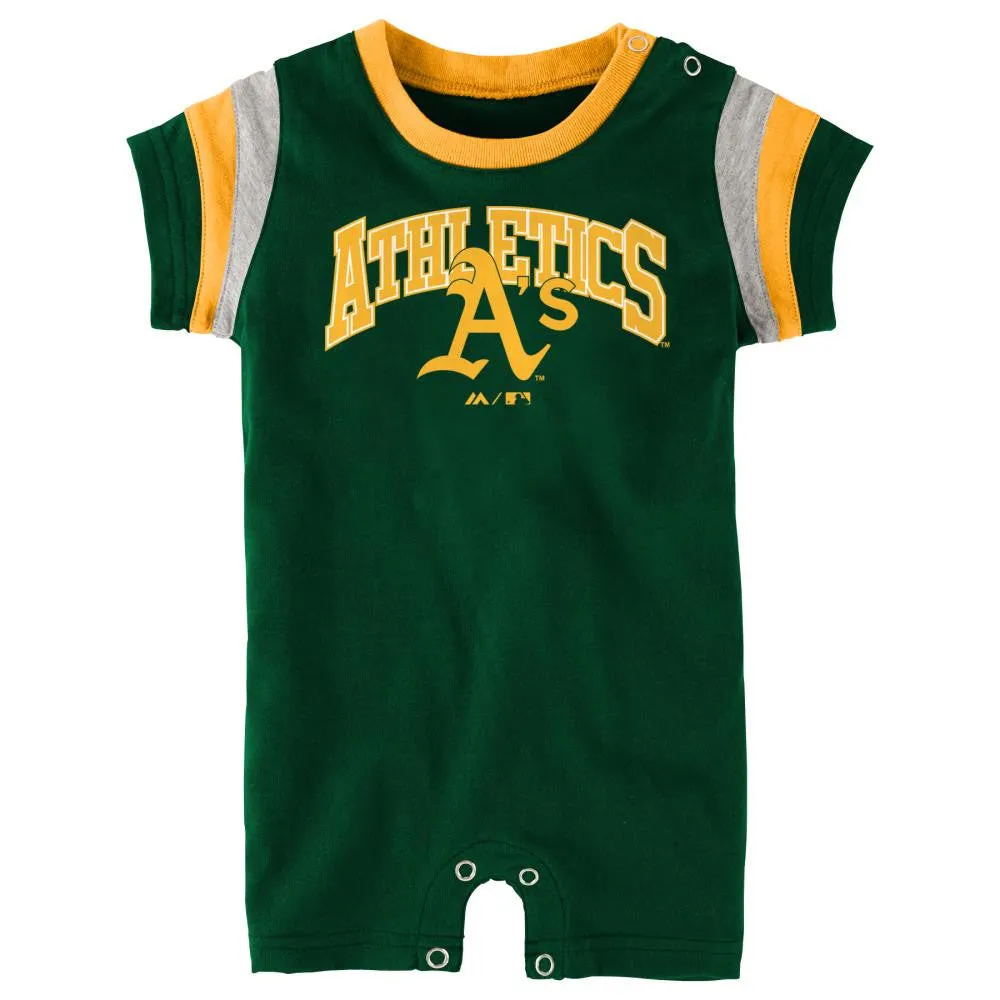 Athletics Baseball Baby Romper