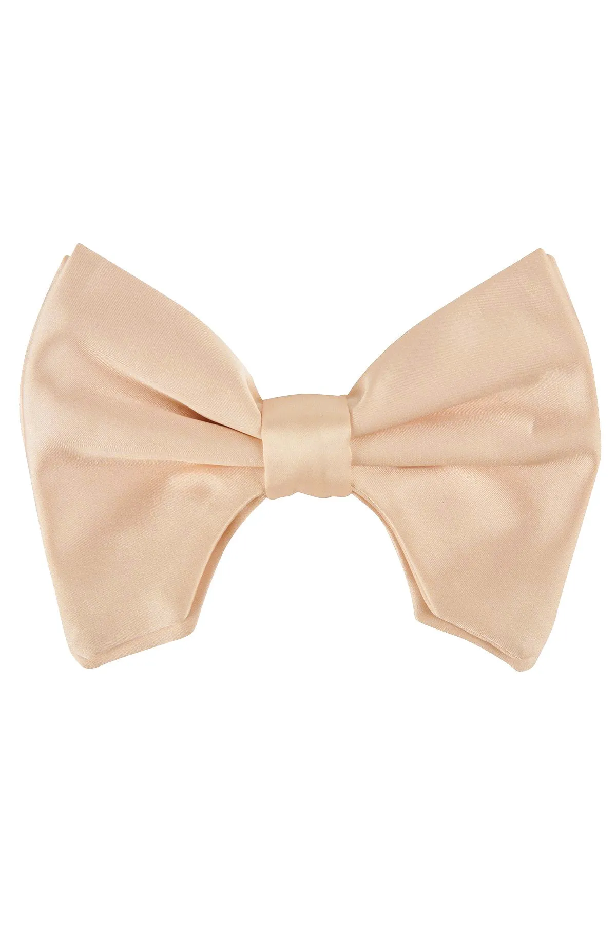 Avant Garde Bowtie - Champagne satin