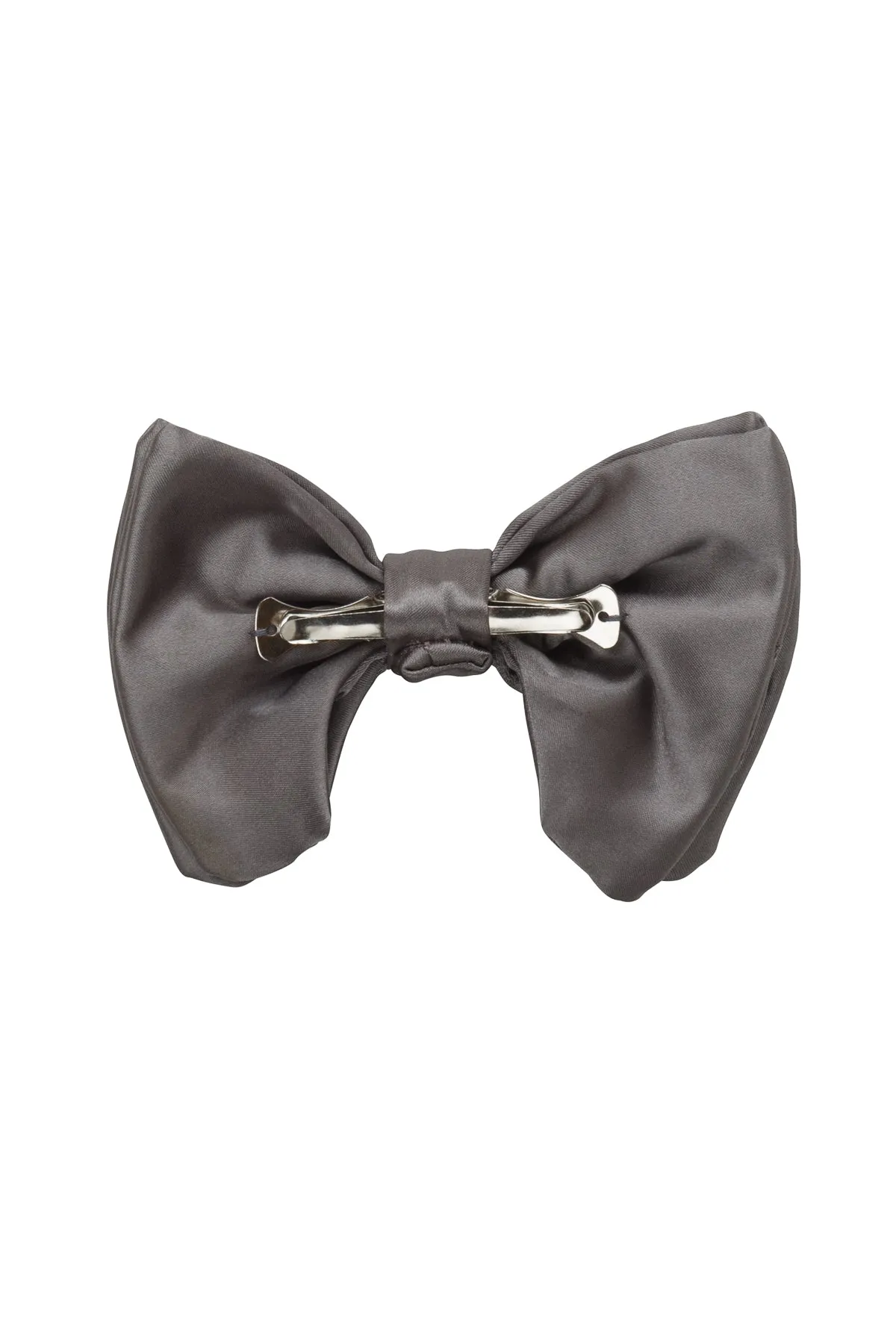 Avant Garde Bowtie - Charcoal Satin