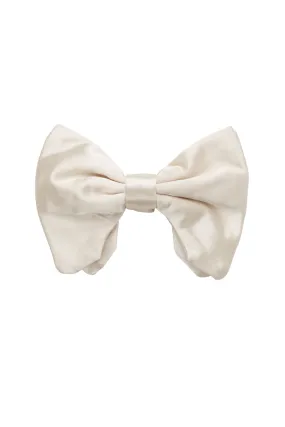 Avant Garde Bowtie - Ivory Satin