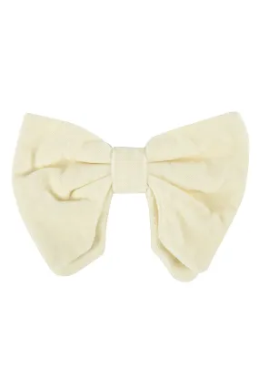 Avant Garde Bowtie - Ivory Velvet