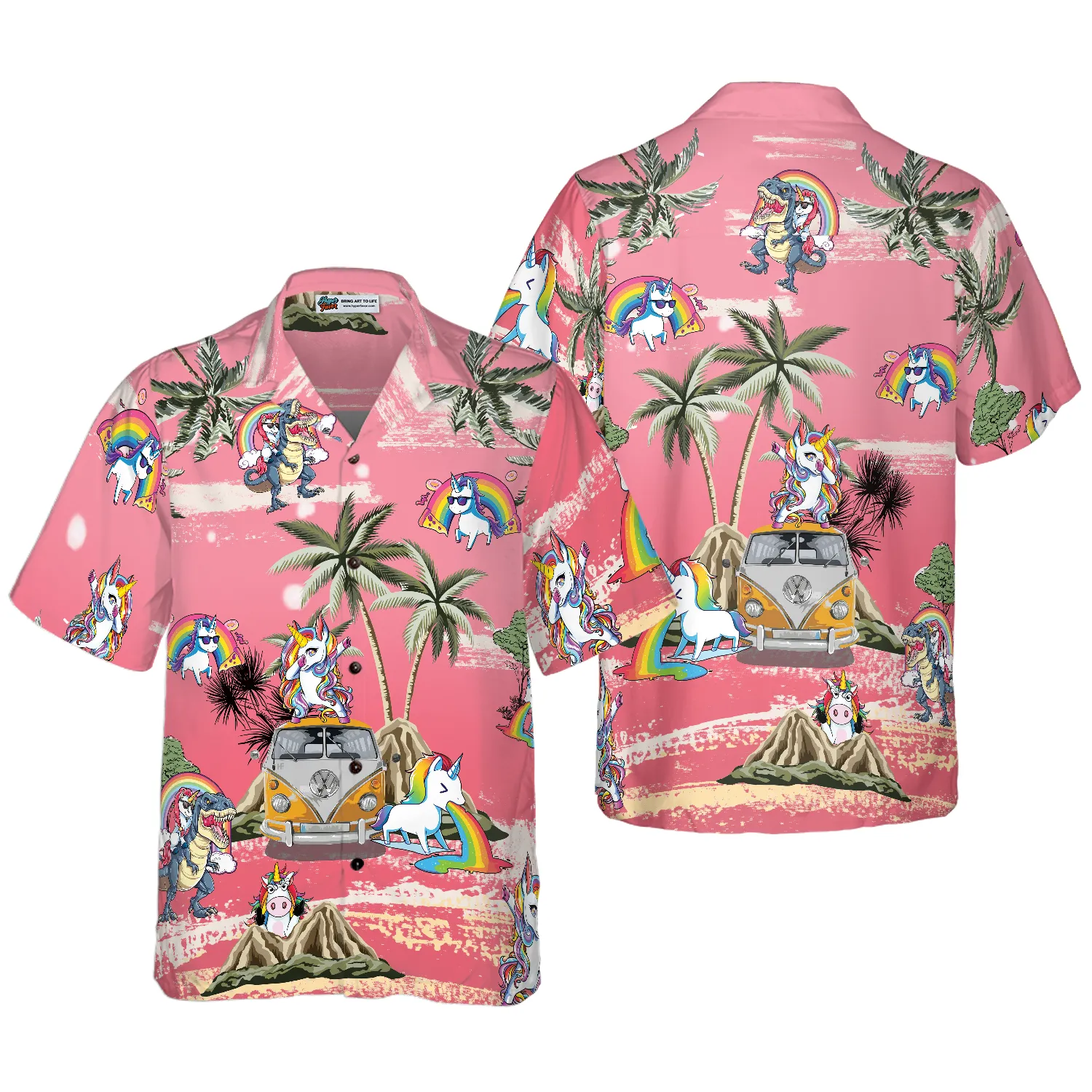 Baby Unicorn Summer Time V2 Unicorn Hawaiian Shirt, Stylish Unicorn Shirts for Men And Women