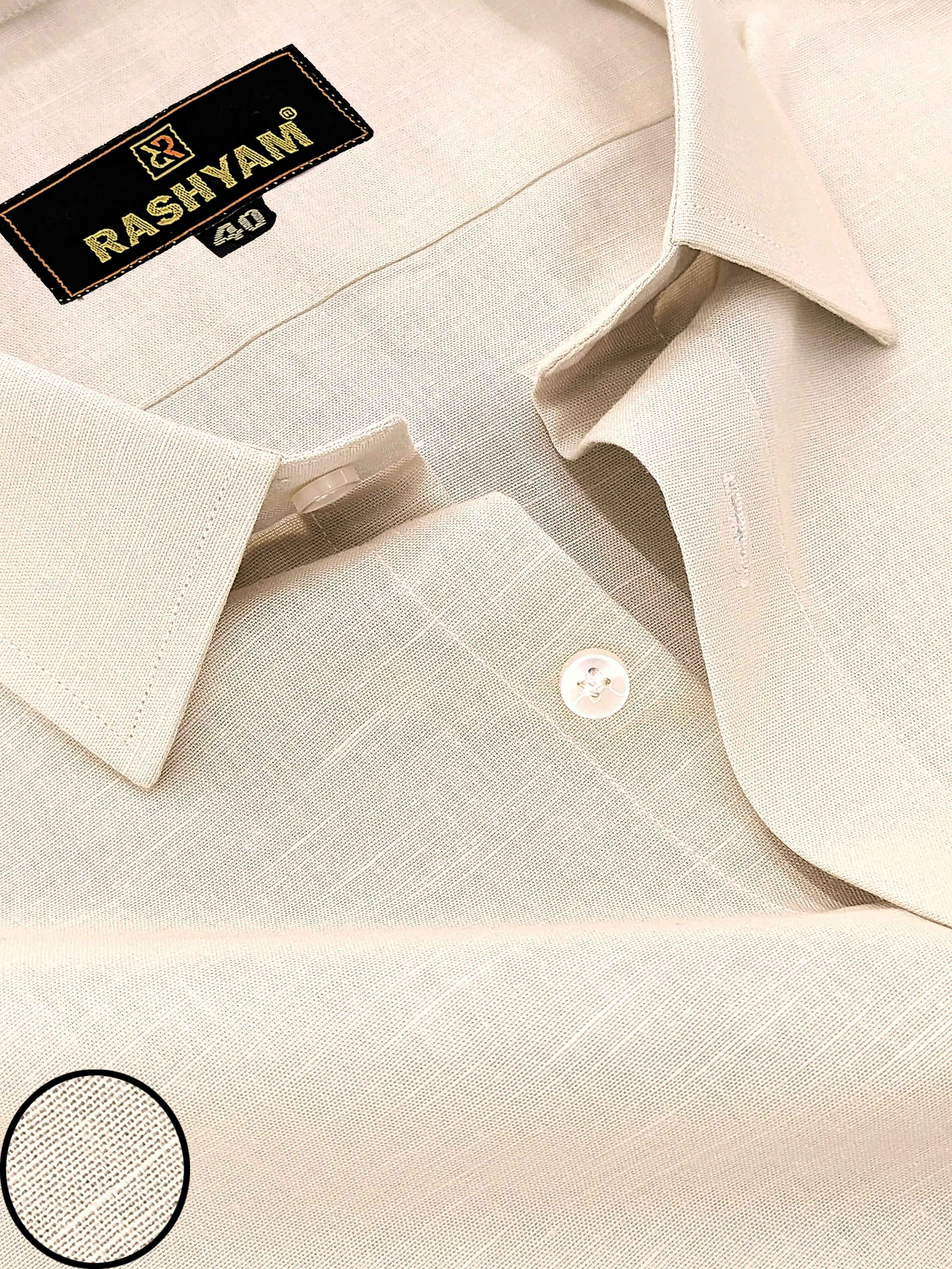 Barboni Brown Luxurious Italian Linen Shirt