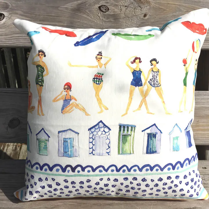 Beach Babes Indoor Pillow