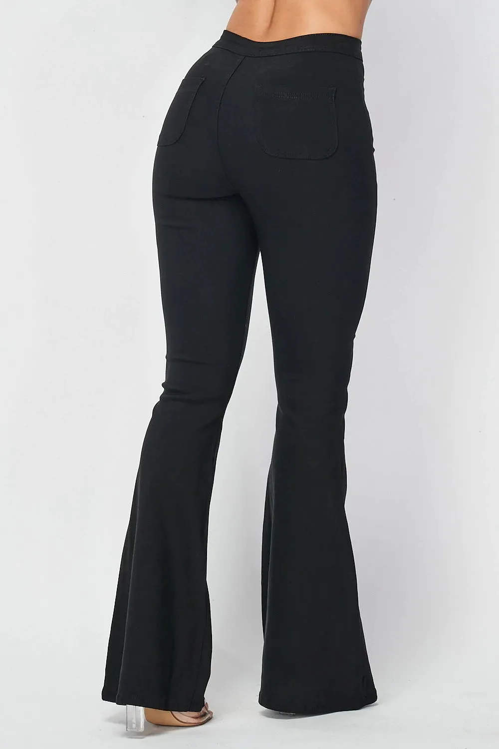 Black Bell Bottom Jeans