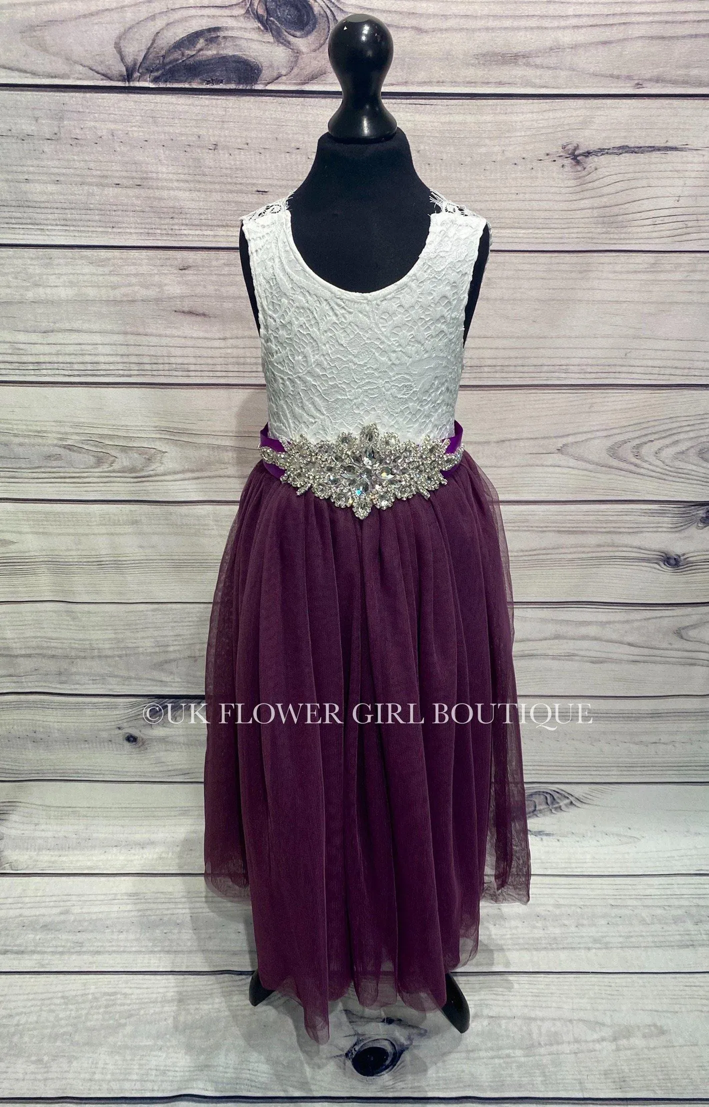 Bohemian Classic Dress - Purple Plum