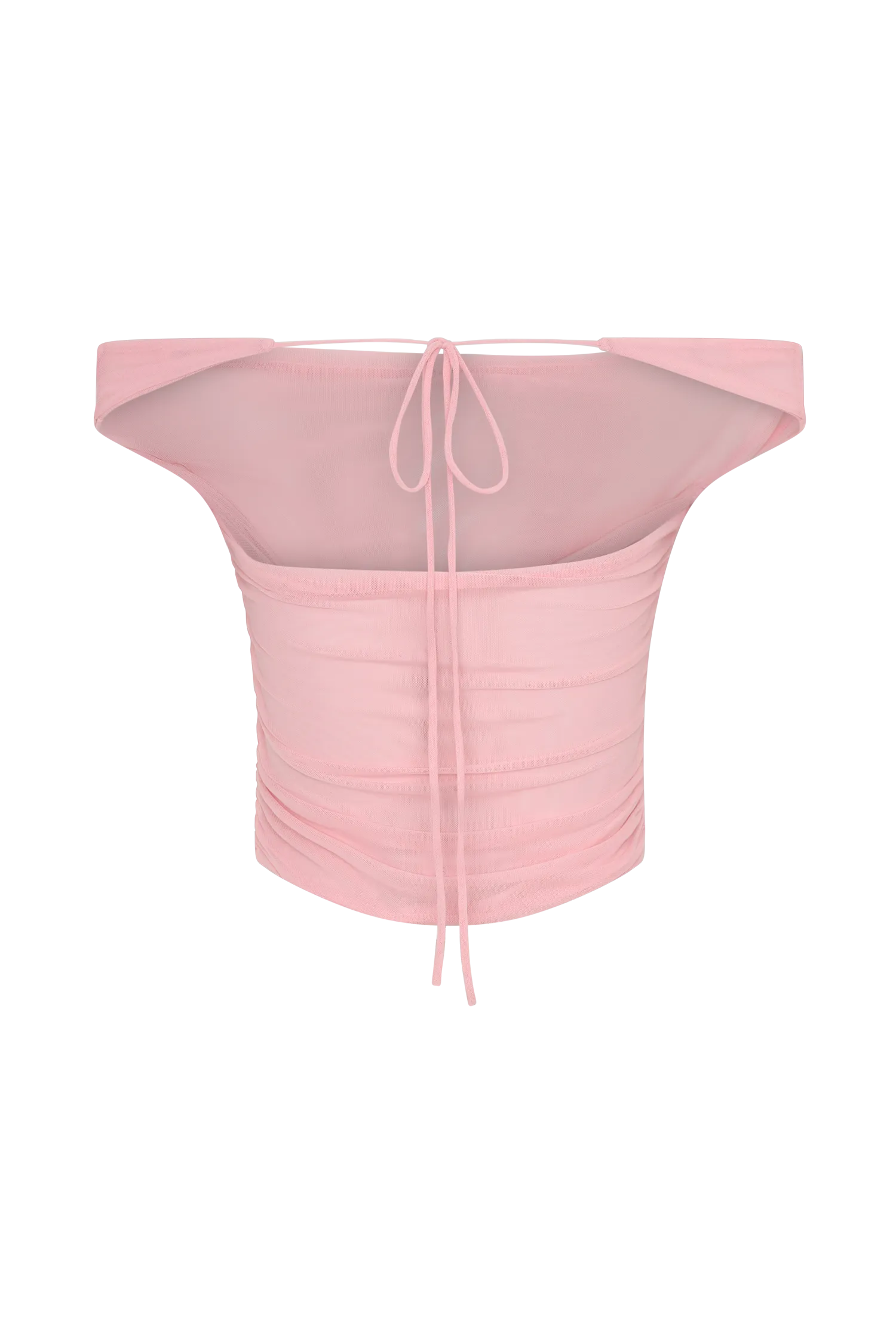 Brooklyn Mesh Crop Top - Candy Pink