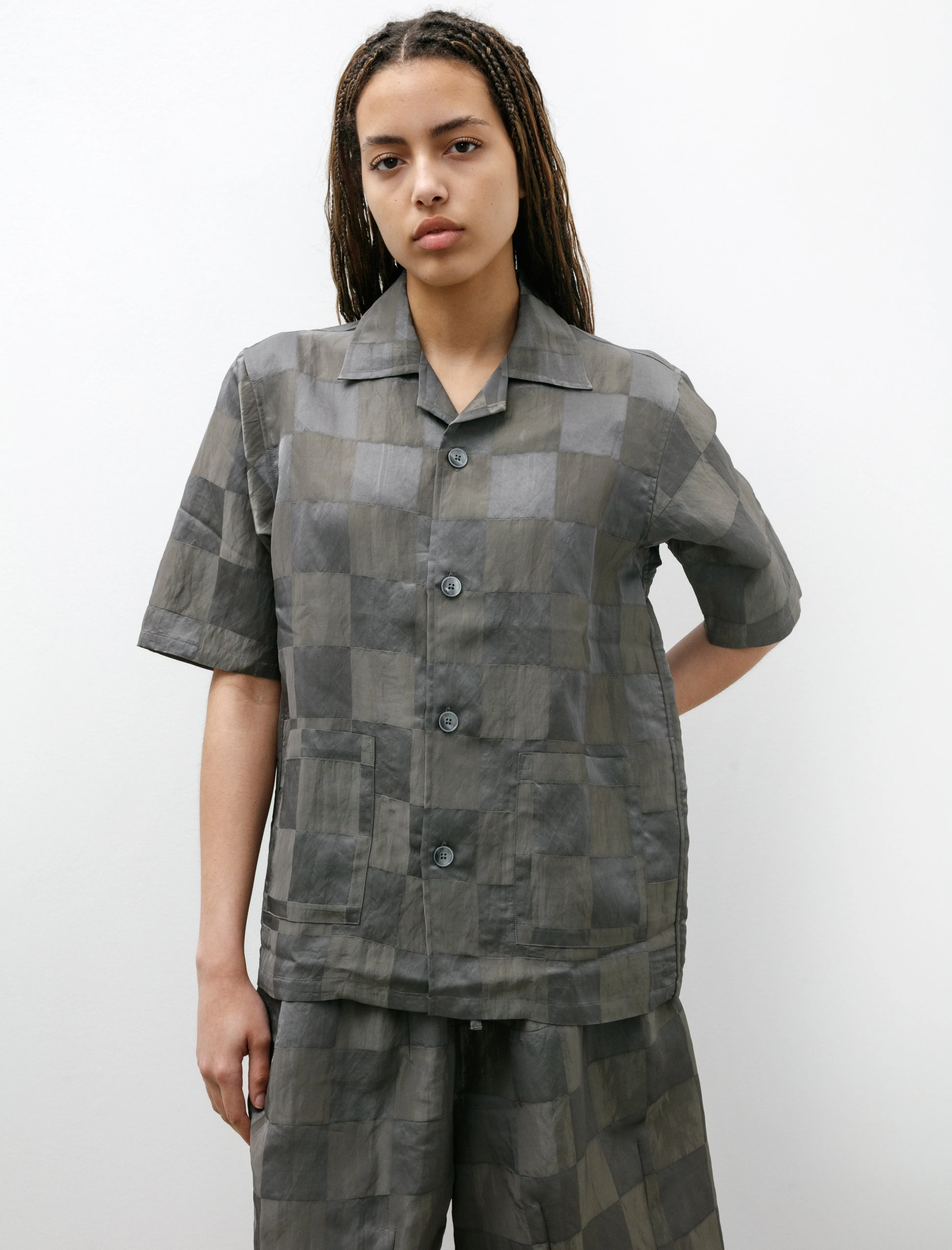 Cabana Shirt Grey Checker