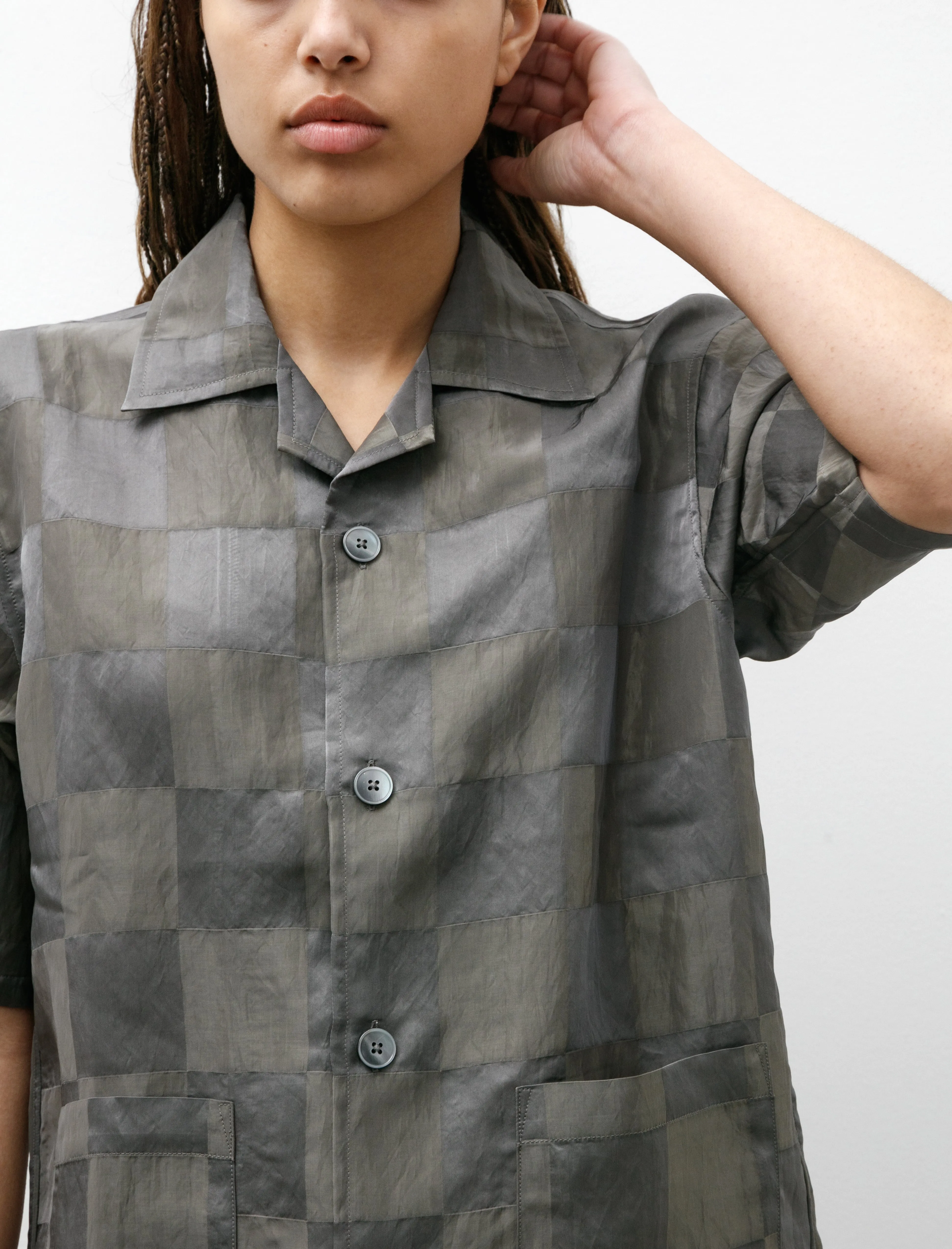 Cabana Shirt Grey Checker