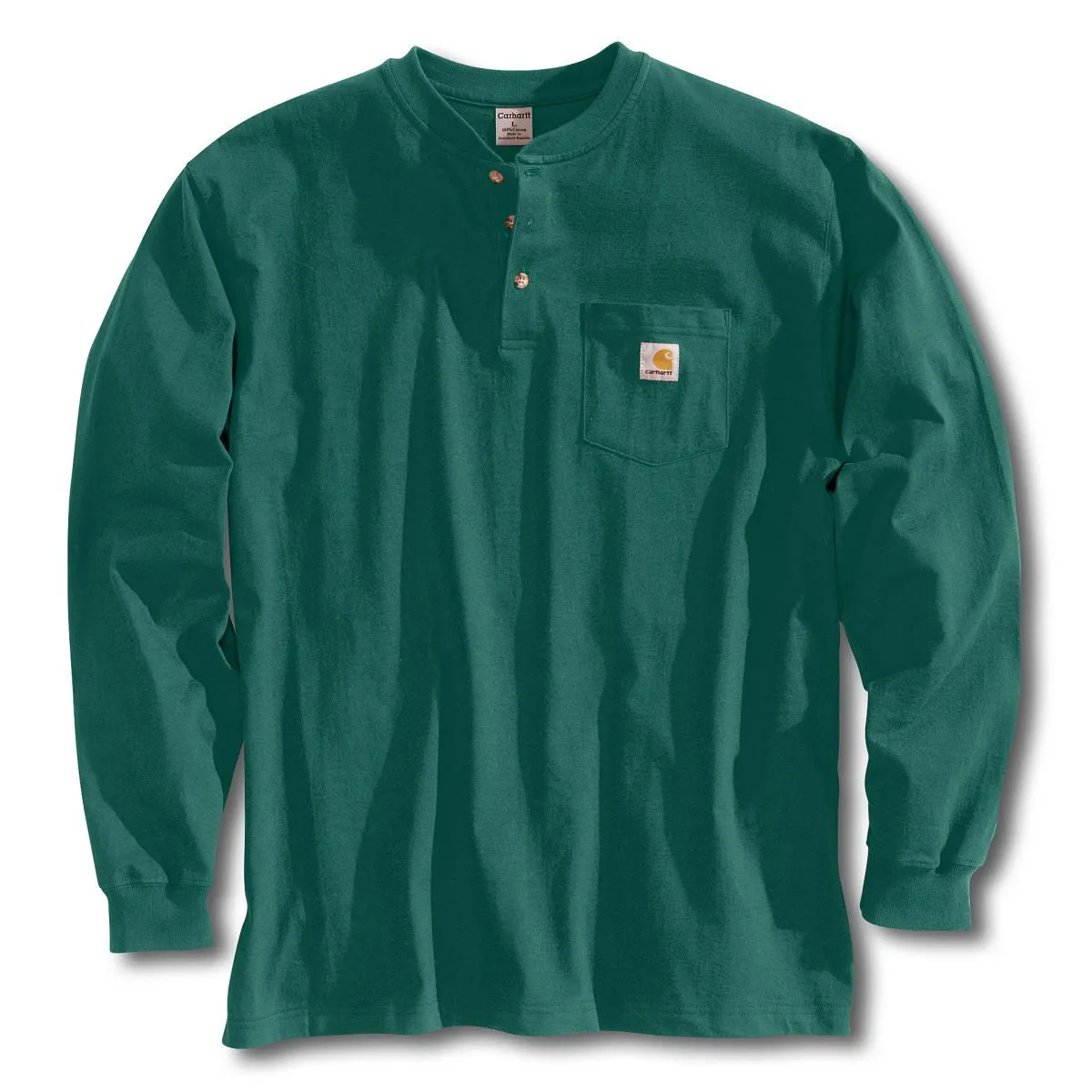 Carhartt Men's Hunter Green Workwear Pocket L/S Henley