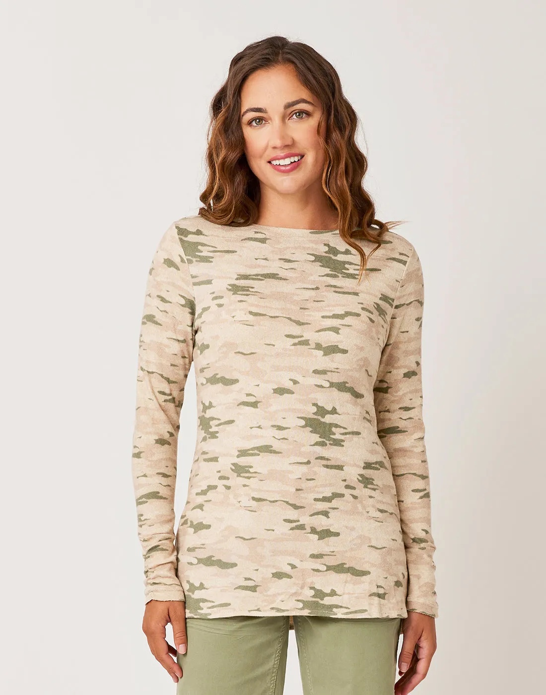 Chelsea Top: Birch Camo - FINAL SALE