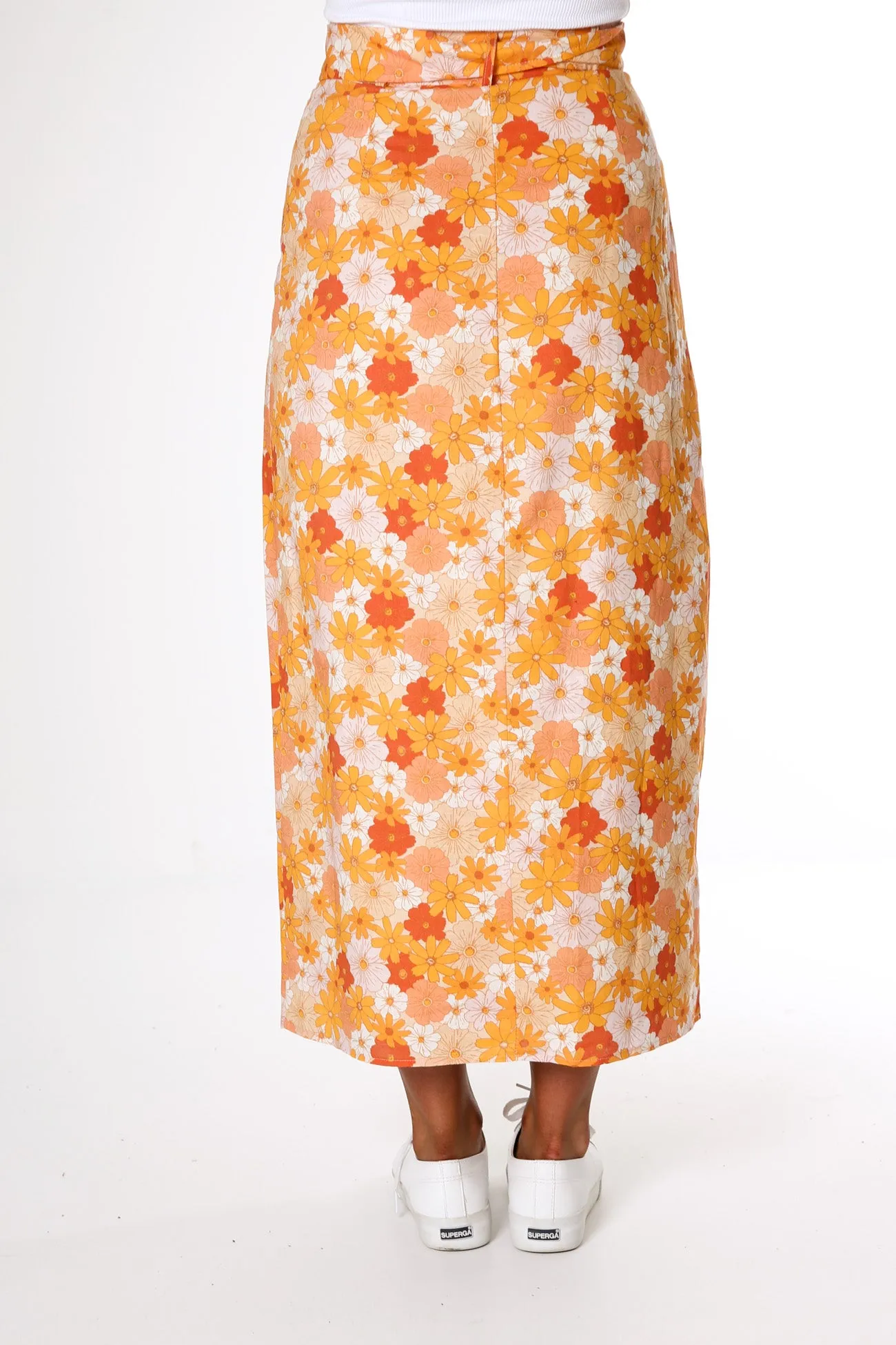 Cindy Skirt Seventies Floral