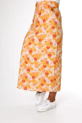 Cindy Skirt Seventies Floral