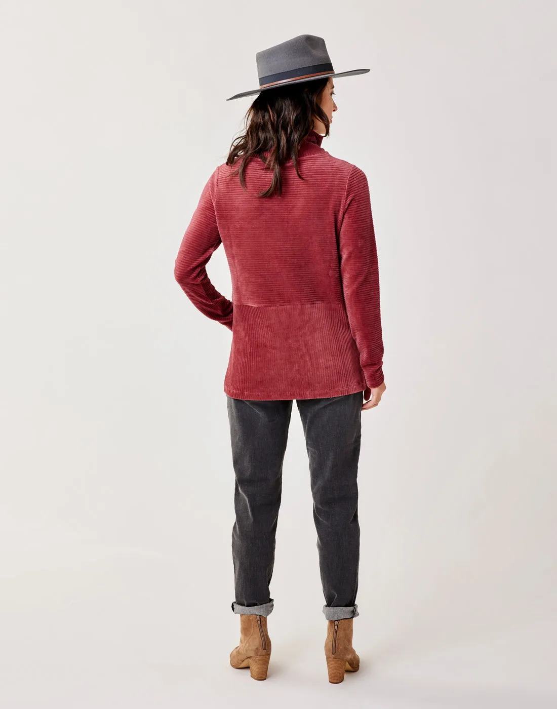 Collette Tunic: Brick