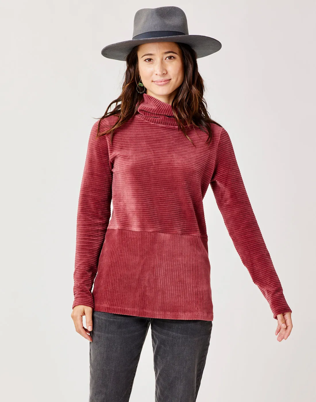 Collette Tunic: Brick