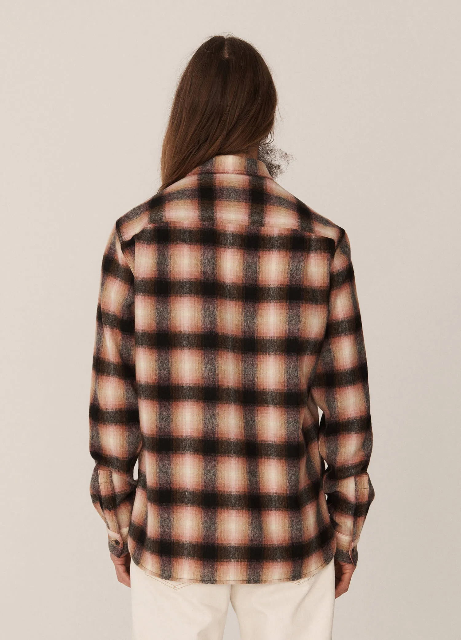 Curtis Wool Shadow Check Shirt