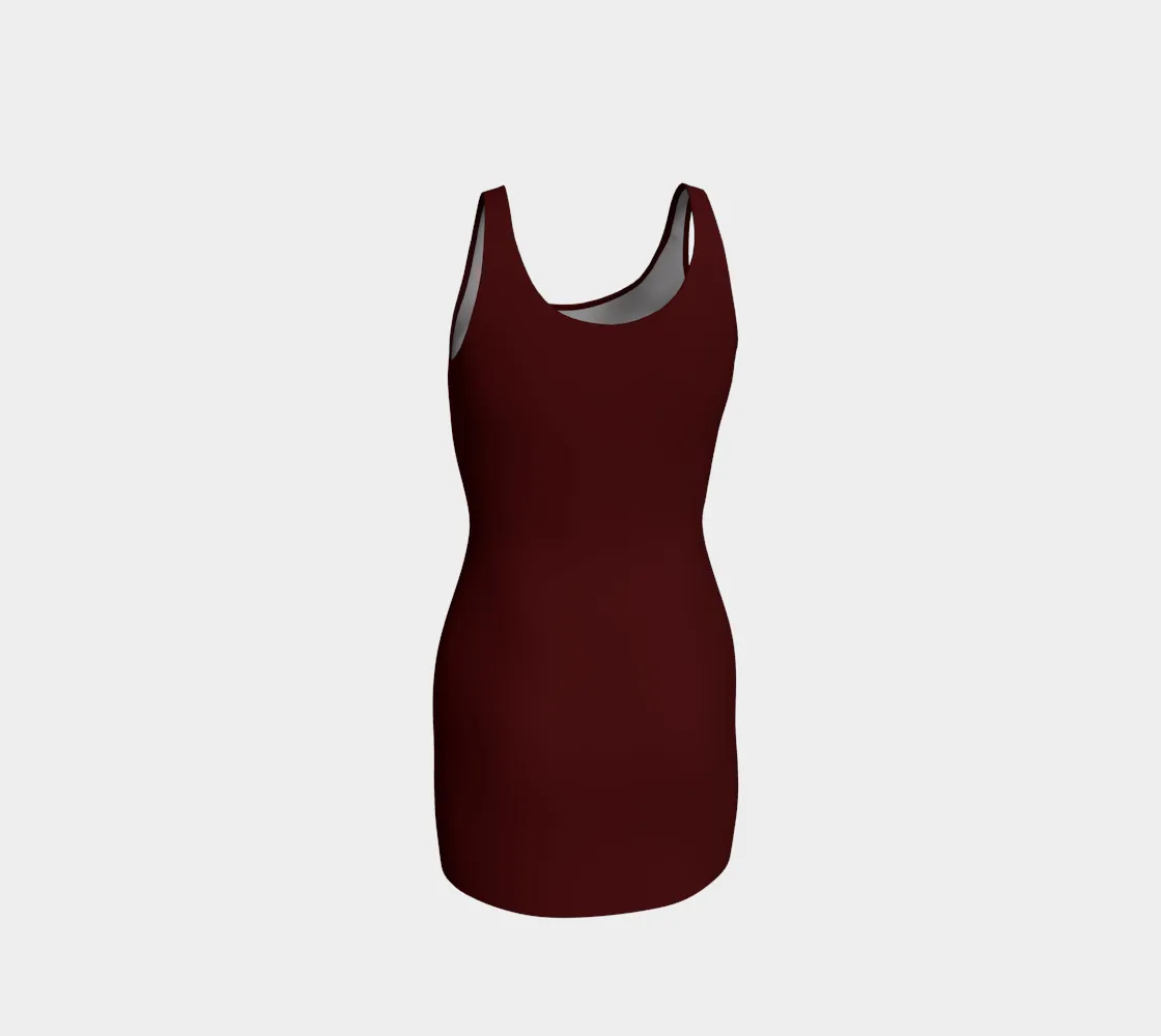 Dark Raspberry Bodycon Dress