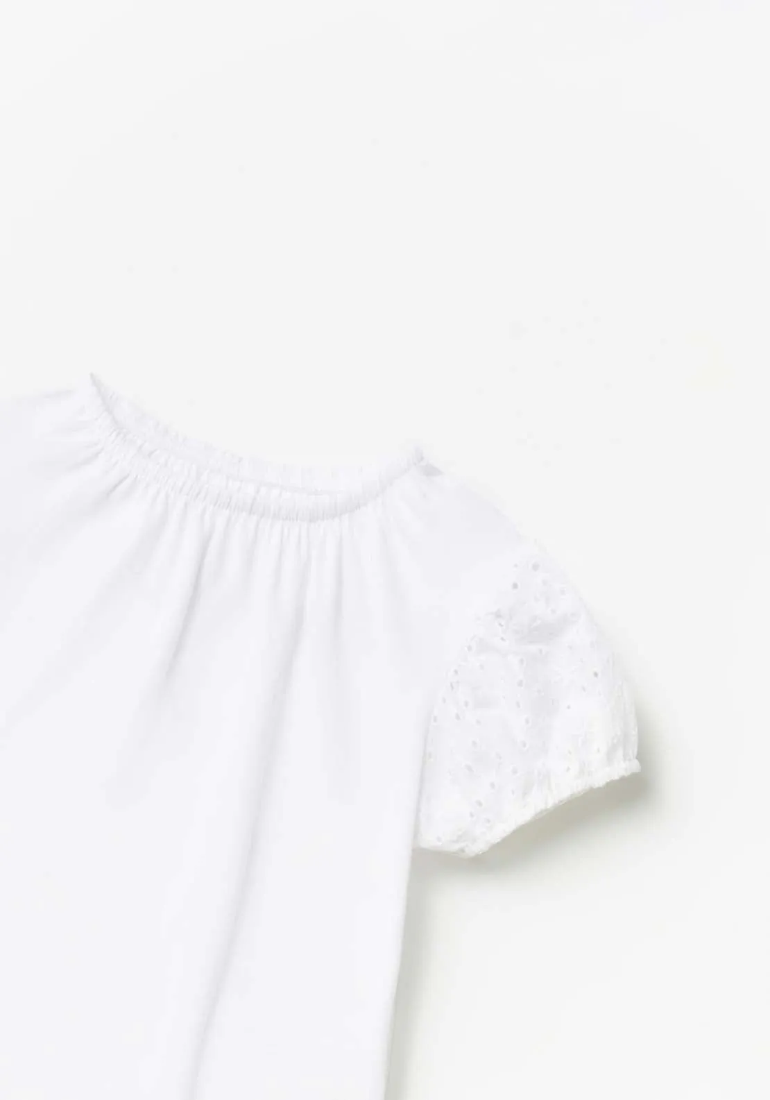 Detailed Bodysuit - White