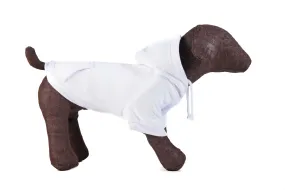 Dog Hoodie in White