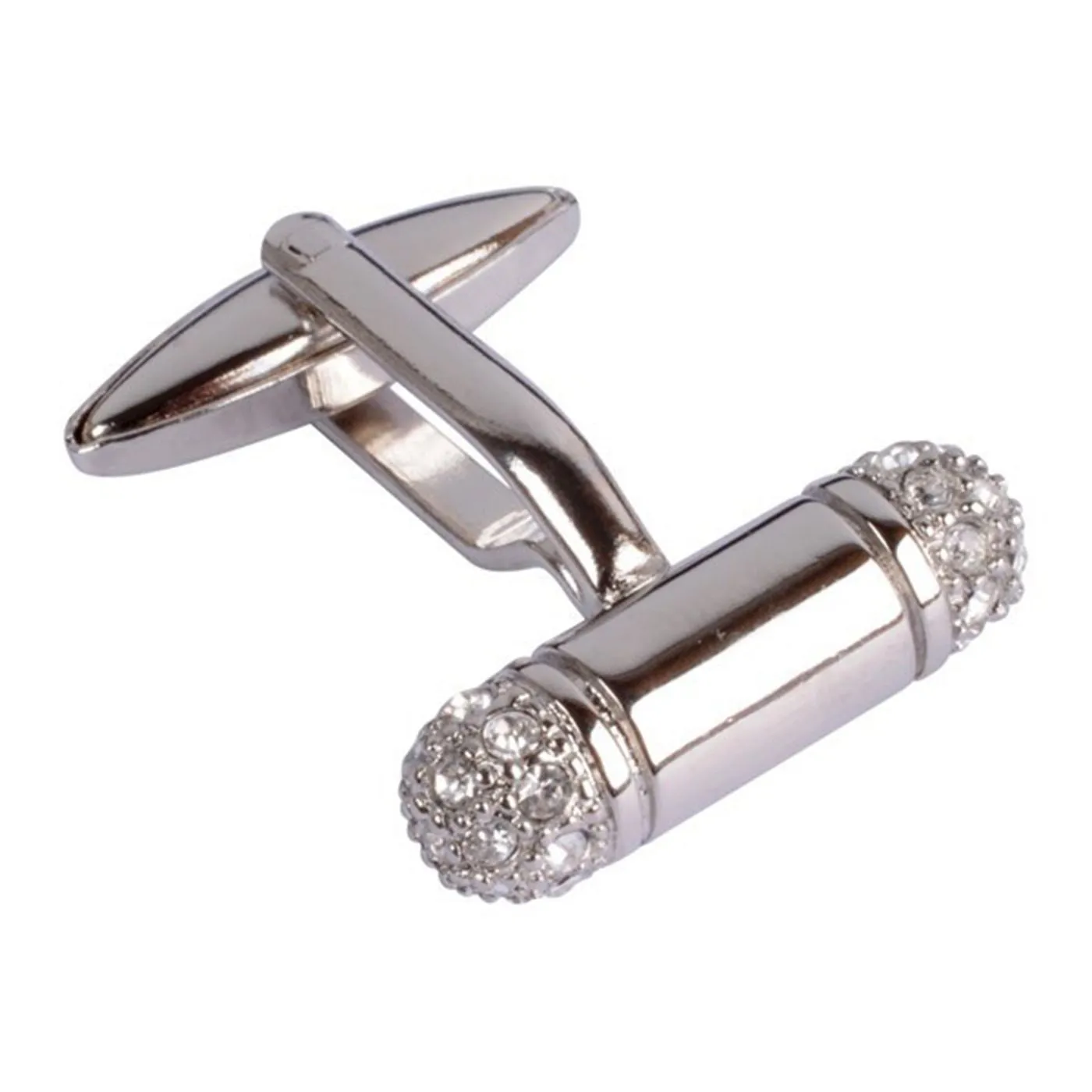 Double ended Crystal Bar Cufflinks