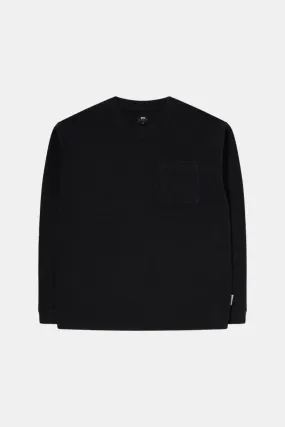 Edwin Waffle Dizzy II Long Sleeve T-shirt (Black)