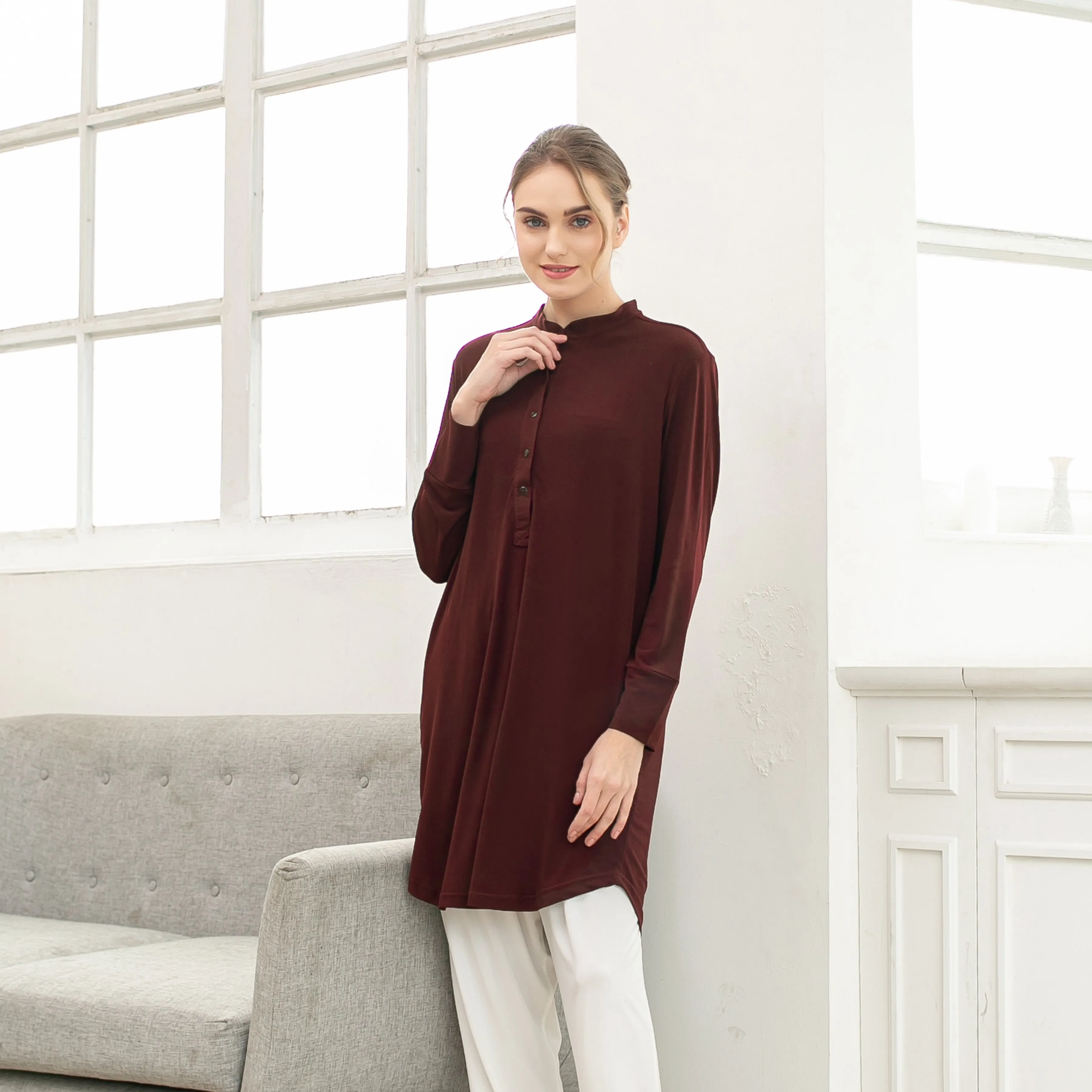 Ellis Tunic - Dark Brown