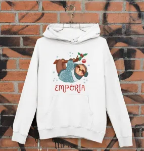 Emporia White Shirt Fleece Hoodies White Congaroo Pocket