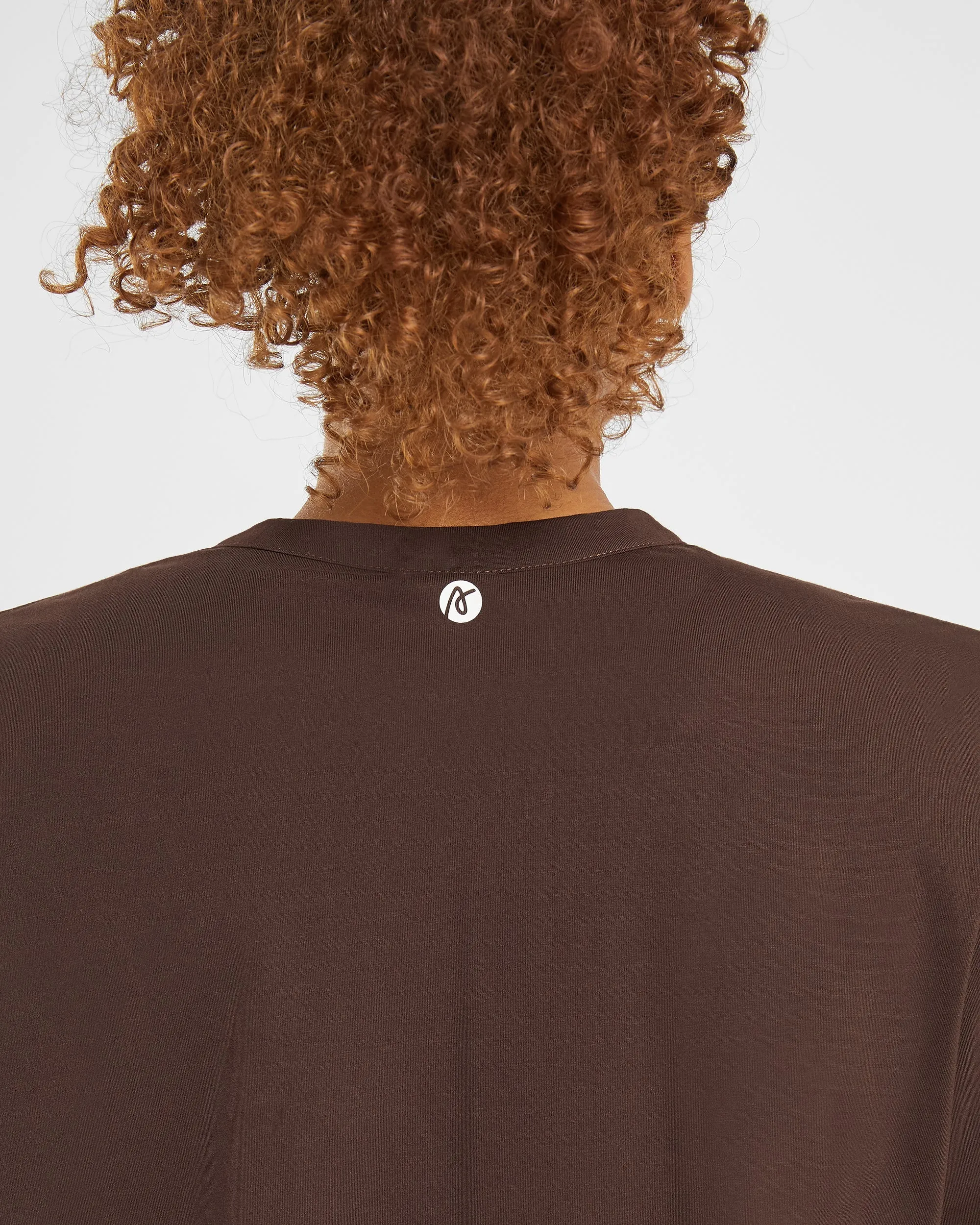 Everyday Relaxed Long Sleeve T Shirt - Brown