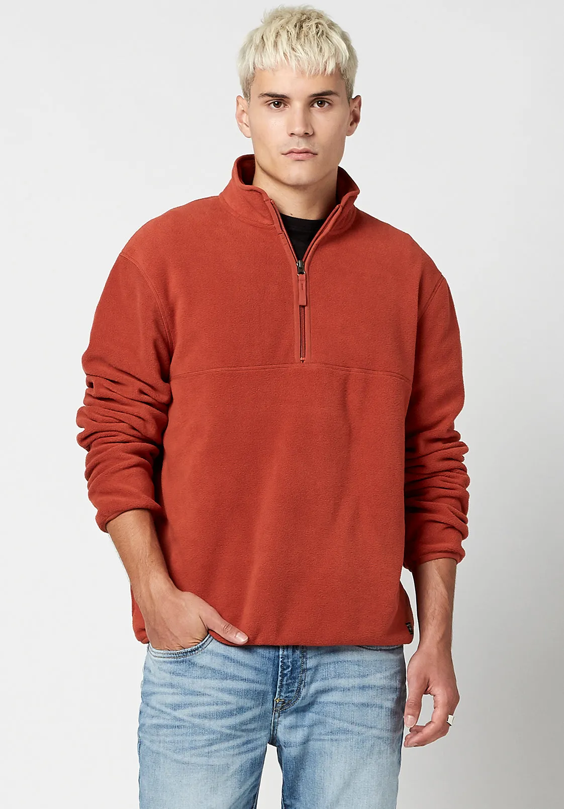 Fiproc Henley Fleece Top - BM23709