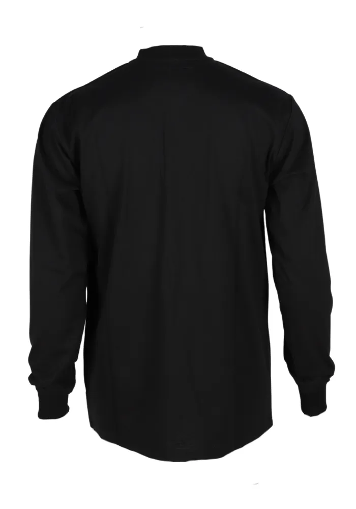 Forge Fr Men's Black Light Weight Henley Tee