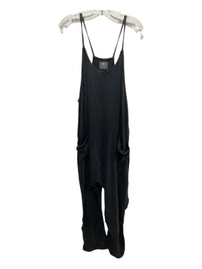 FP Movement Size L Charcoal Cotton Pockets Overall Style Oversize Jumpsuit