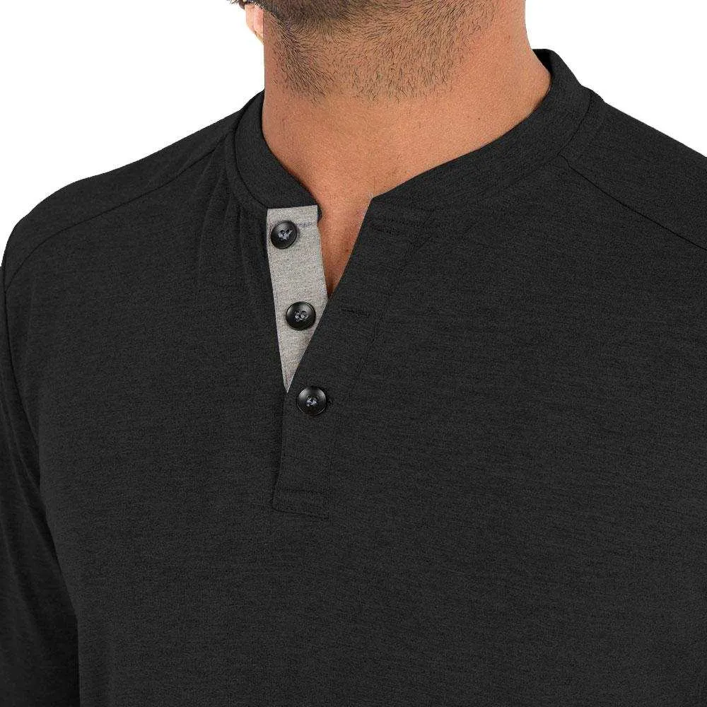 Free Fly Men's Bamboo Flex Long Sleeve Henley