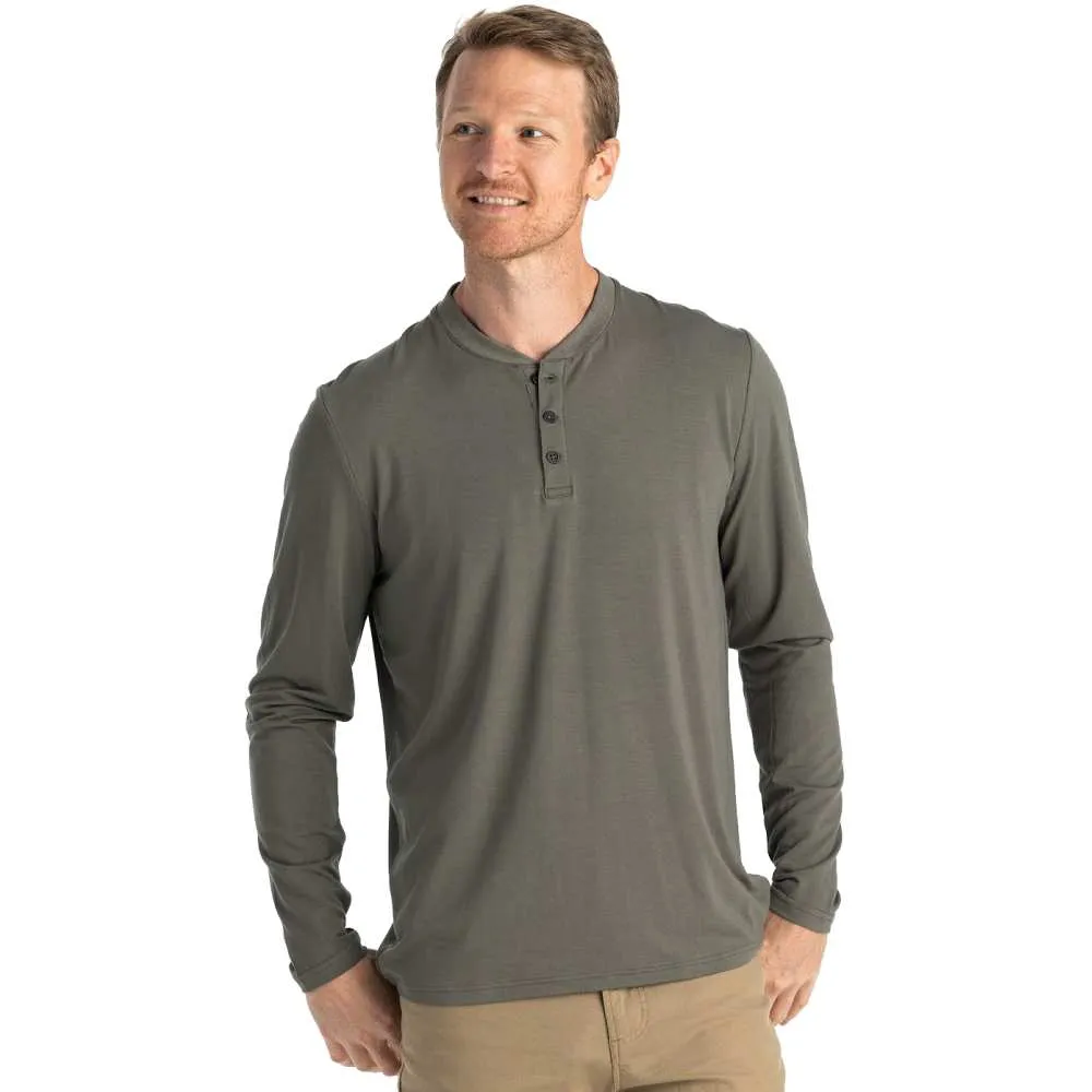 Free Fly Men's Bamboo Flex Long Sleeve Henley