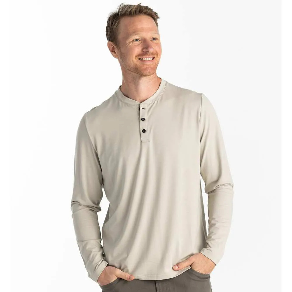 Free Fly Men's Bamboo Flex Long Sleeve Henley