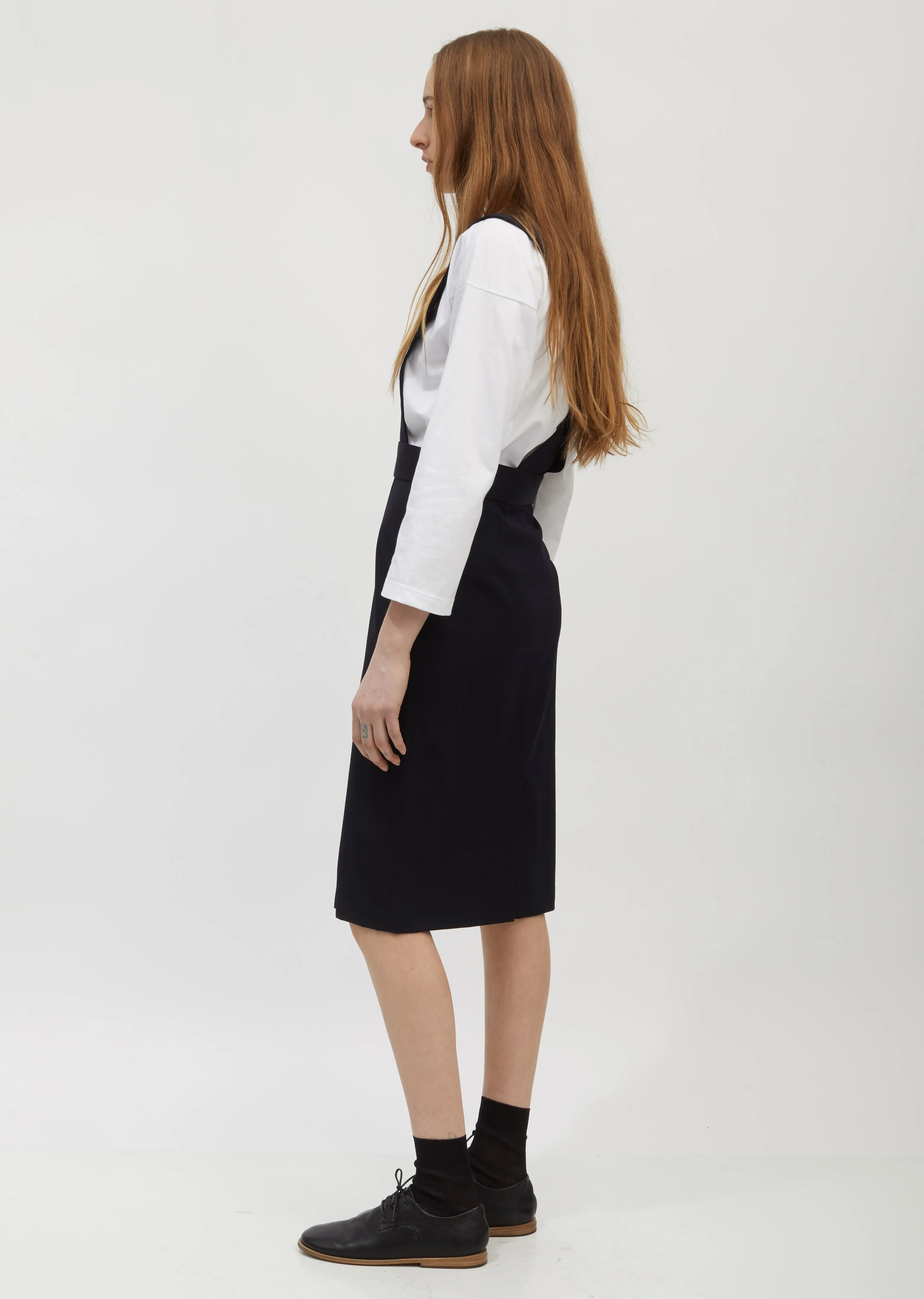 Gabardine Suspender Skirt