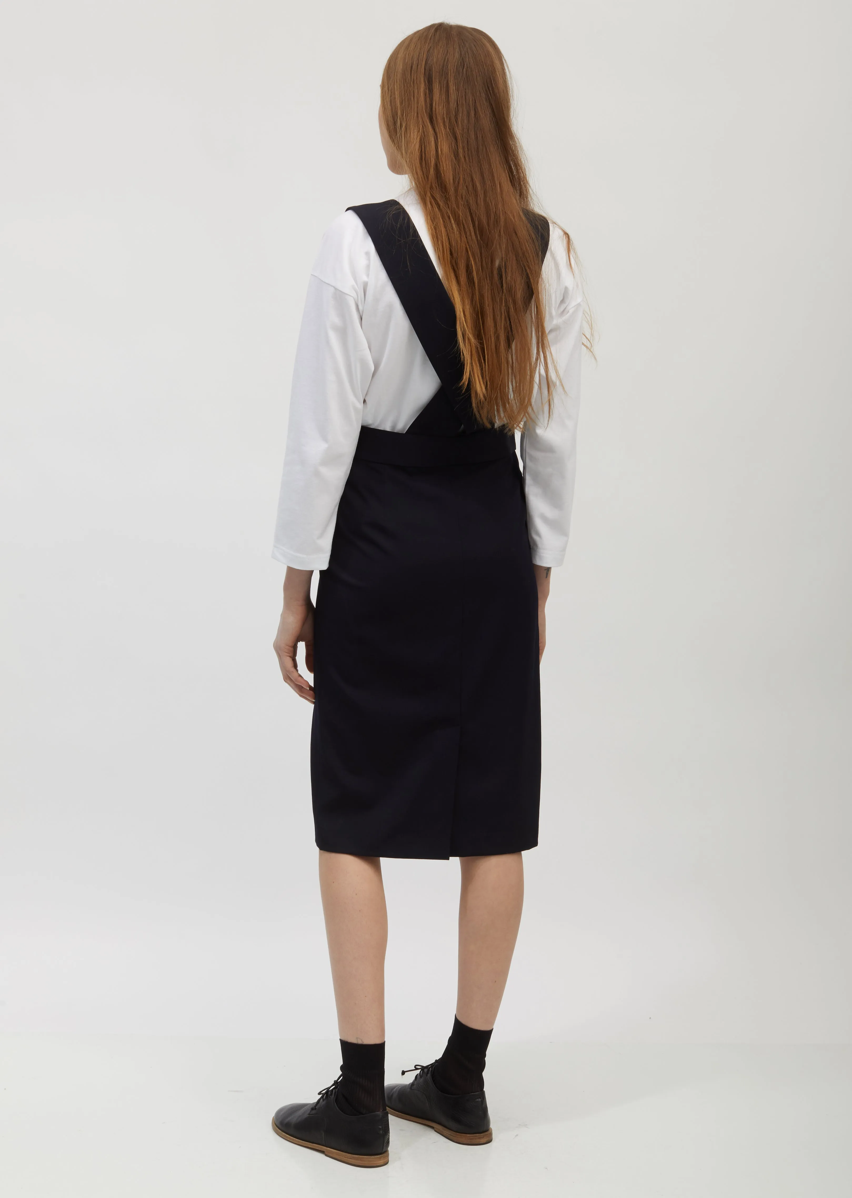 Gabardine Suspender Skirt