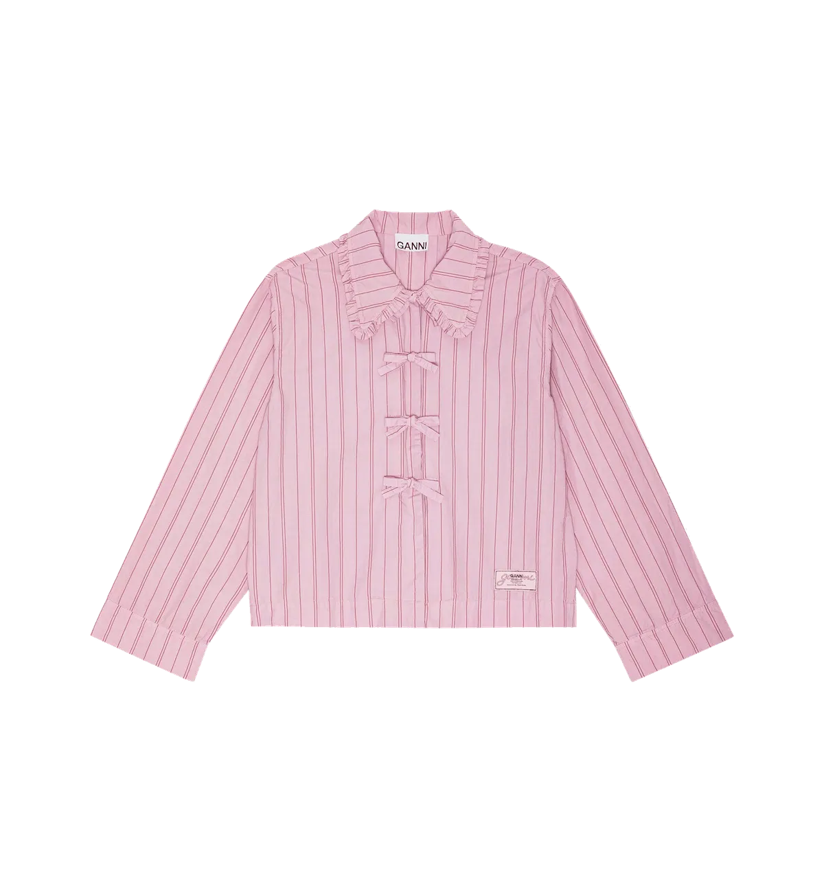 GANNI Stripe Pyjama Shirt